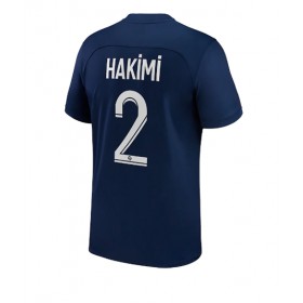 Herren Fußballbekleidung Paris Saint-Germain Achraf Hakimi #2 Heimtrikot 2022-23 Kurzarm